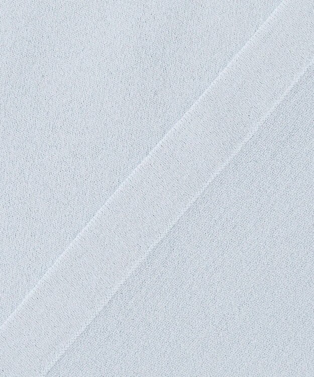 23区 L 【先行予約】レーヨンポリエステルストレッチ フレンチスリーブ ニット スカイブルー系