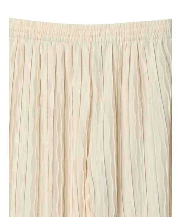 earth music&ecology リラックスセルフカットパンツ（Ｉｖｏｒｙ） Ivory