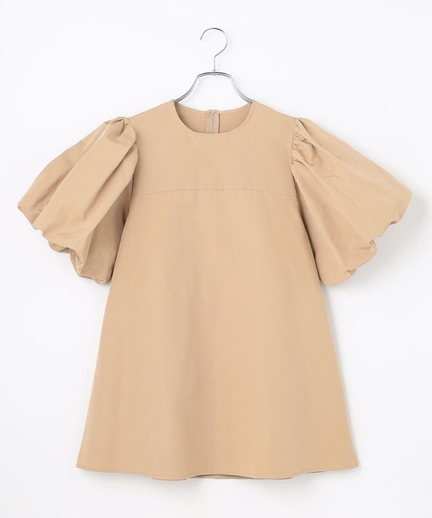 #Newans 【大好評につき追加生産！新色登場】パフスリーブAラインブラウス ベージュ系