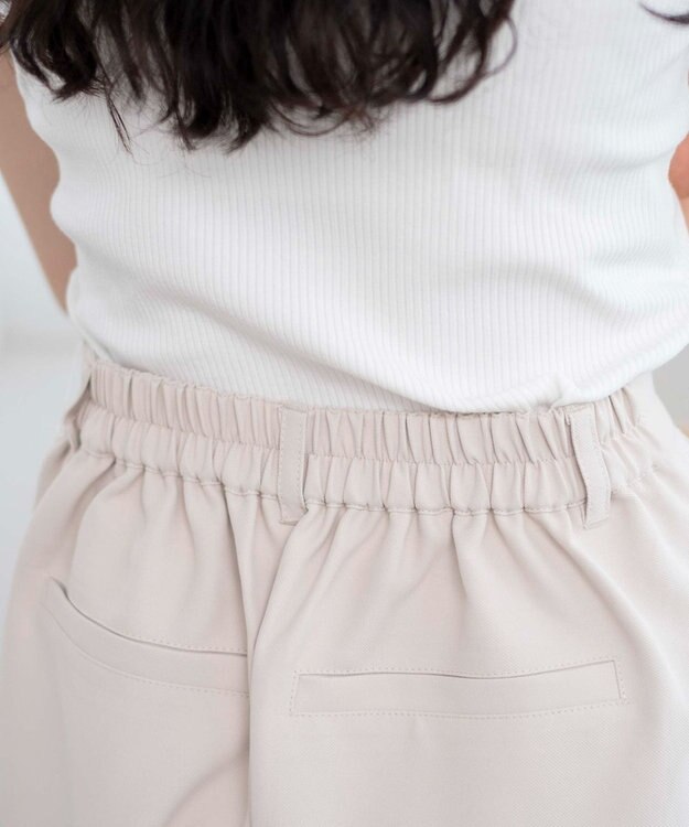 WEGO タックショートパンツ オフホワイト