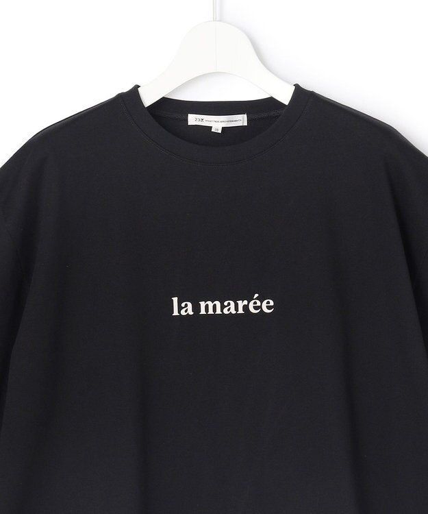 23区 【先行予約】la maree オーバーサイズ ロゴ Tシャツ ブラック系