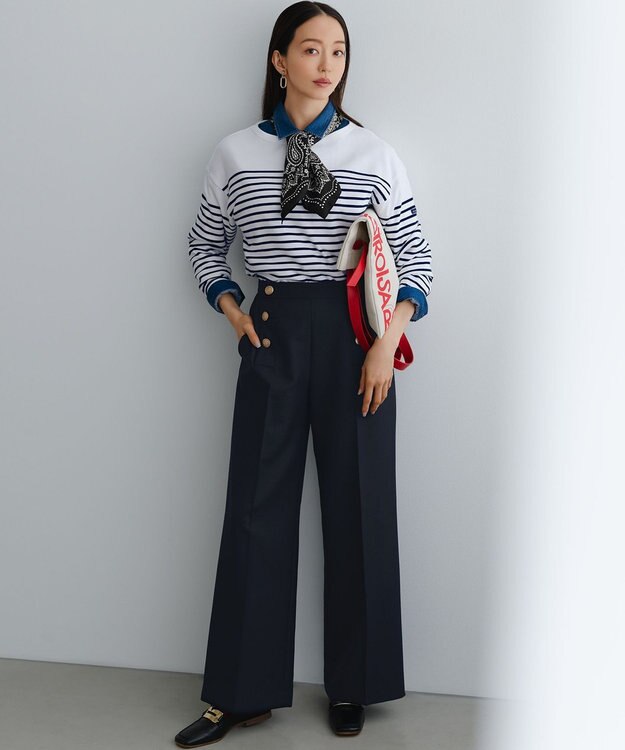 23区 manipuri カレイドバンダナ シルク スカーフ ブラック系