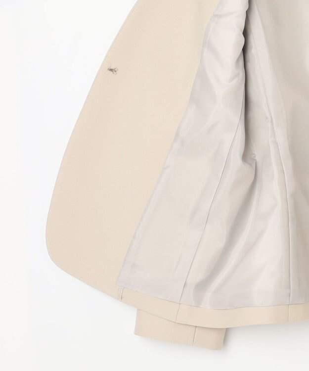 ANY SIS 【洗える】褒めらレディノーカラー ジャケット ライトベージュ