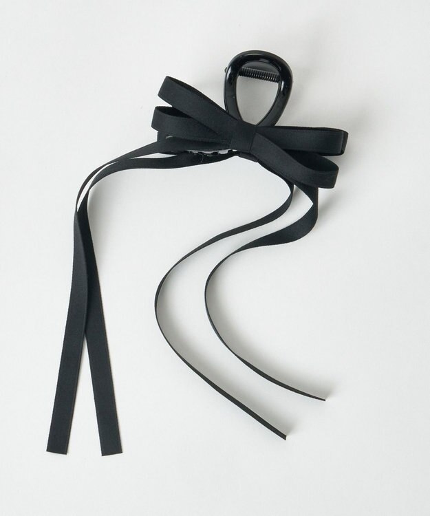 WEGO Lロングリボンバンスクリップ ブラック