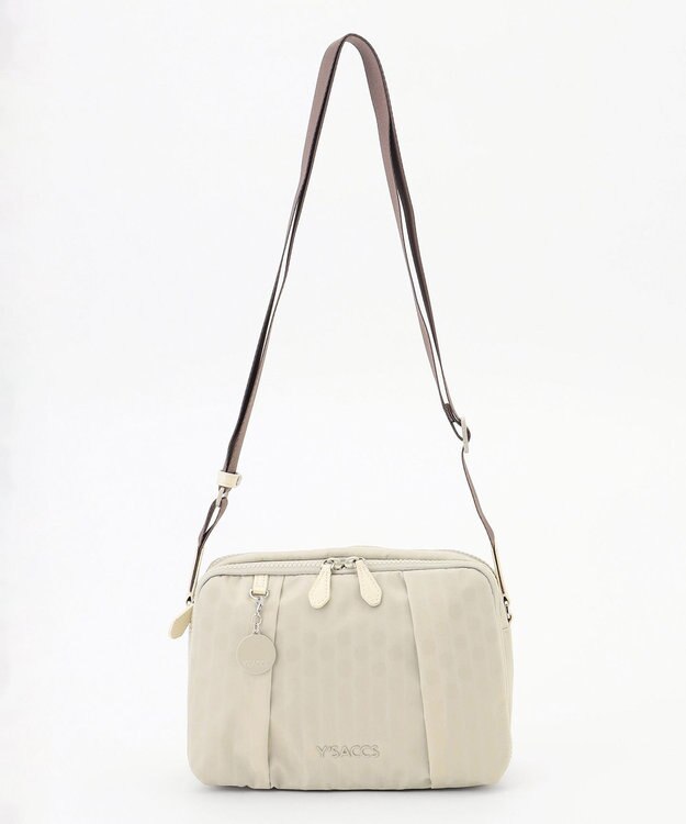 Y'SACCS Polka Dots スクエアポシェット アイボリー