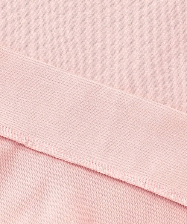 組曲 L 【汗ジミ防止・撥水】GIZAプレーティング天竺フレンチスリーブ カットソー ピンク系