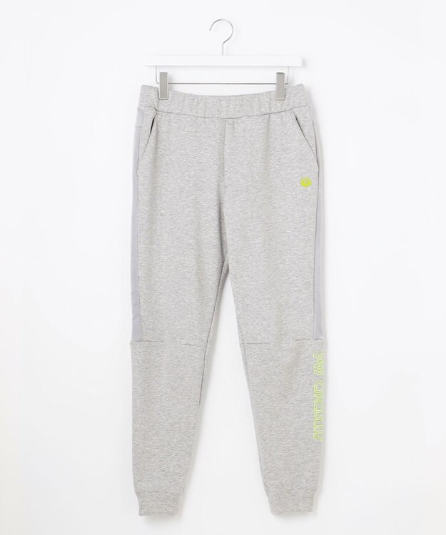 PW CIRCULUS 【MEN】サイドロゴ ジャージー ジョガーパンツ ライトグレー系