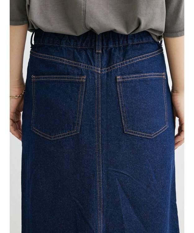 Green Parks Ａラインデニムスカート One Wash