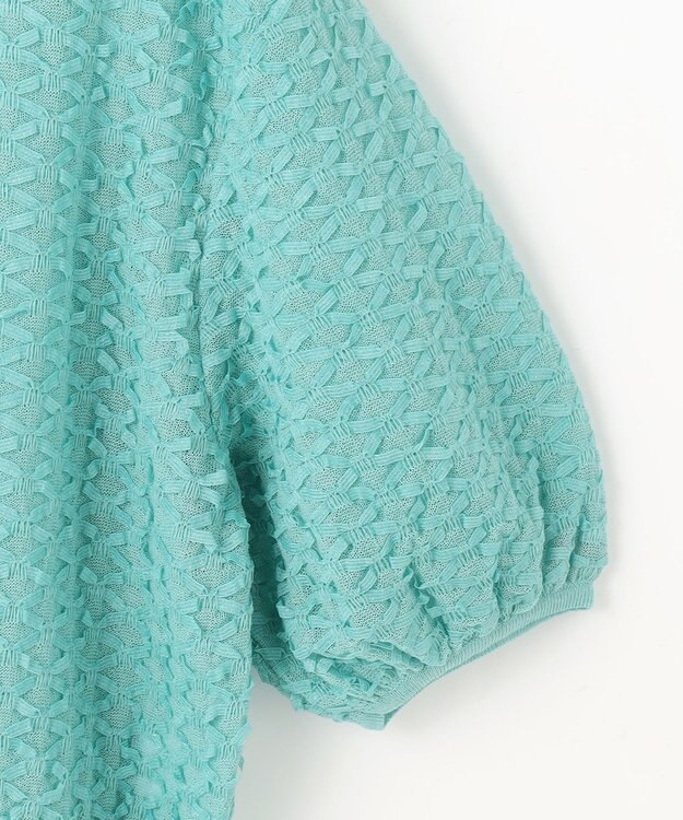 自由区 【カトリエムブーケ】Ruban tisse リボンフォルムプルオーバー ライトブルー