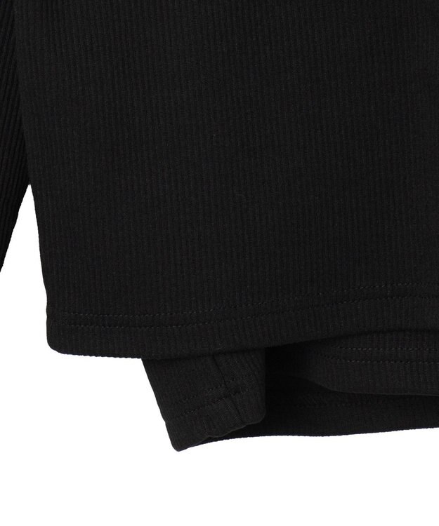 WEGO 【2点SET】ワンポイント刺繍キャミセットカーデ ブラック