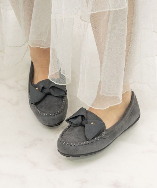 Bridget Birkin 【Bridget Birkin】グログランリボンモカシンシューズ グレースウェード