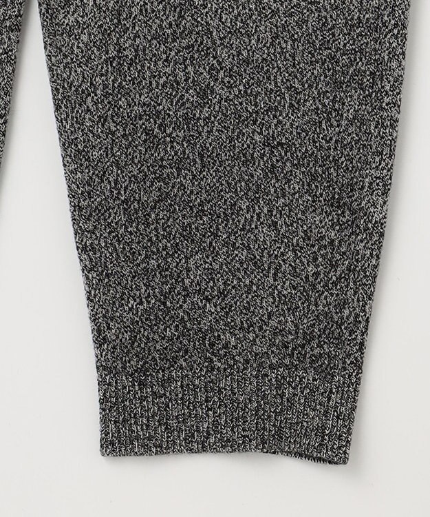 23区 【SLOW/一部店舗限定】ニットトータル パンツ オフ×ブラック杢