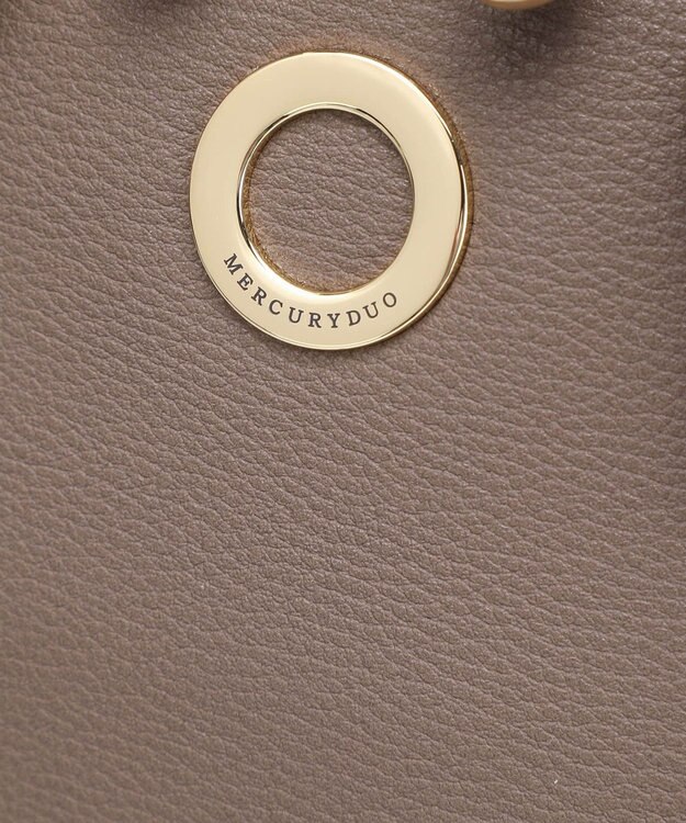 style code 【MERCURYDUO/マーキュリーデュオ】メタルアイレット　ハンドバッグ オーク