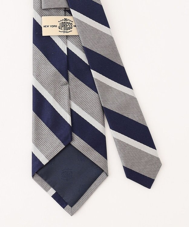 J.PRESS MEN レップレジメンタルネクタイ ライトグレー系2