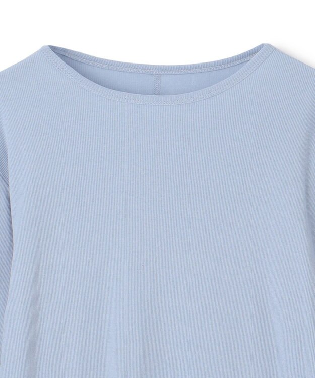 UNFILO シアーテレコＴシャツ ブルー