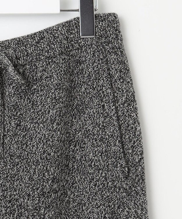 23区 【SLOW/一部店舗限定】ニットトータル パンツ オフ×ブラック杢