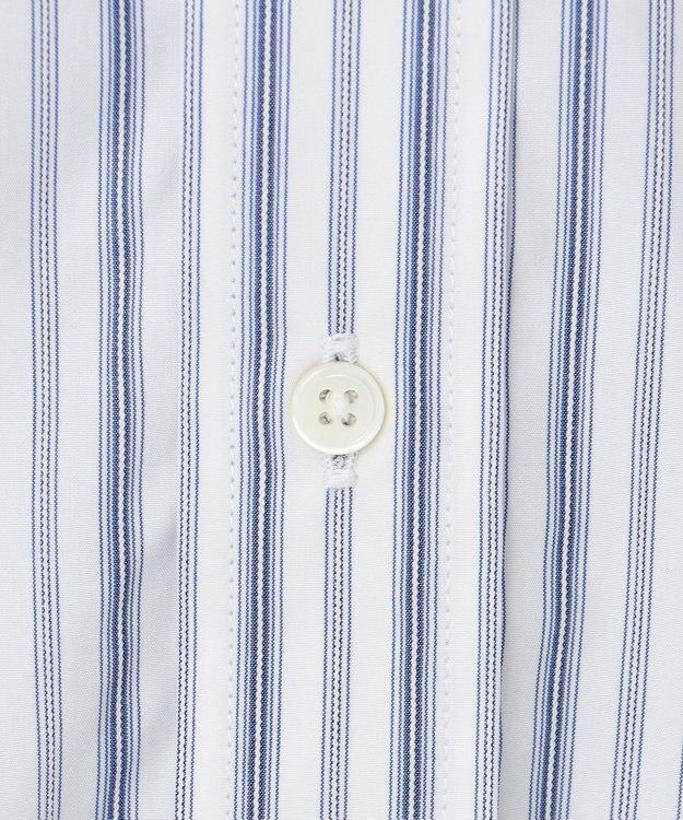 J.PRESS MEN ドビーマルチストライプ シャツ ホワイト系1