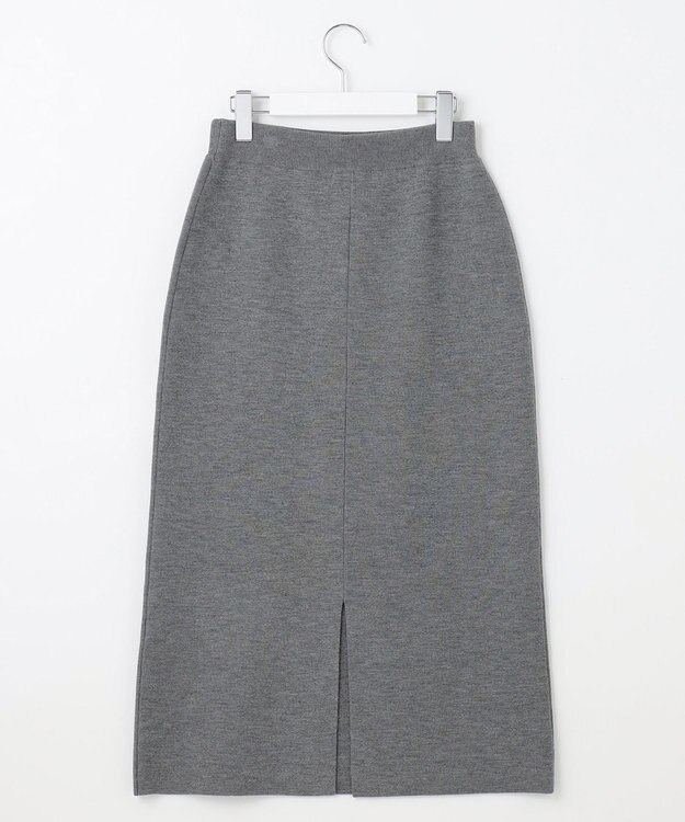 自由区 S 【WEB&一部店舗限定】スムージーニット スカート チャコール