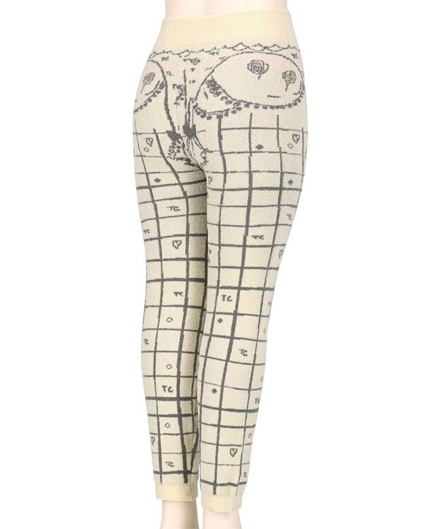 tsumori chisato SLEEP ツモリチサト 毛パン 足首丈 あったか レディース UEY663 /ワコール アイボリー