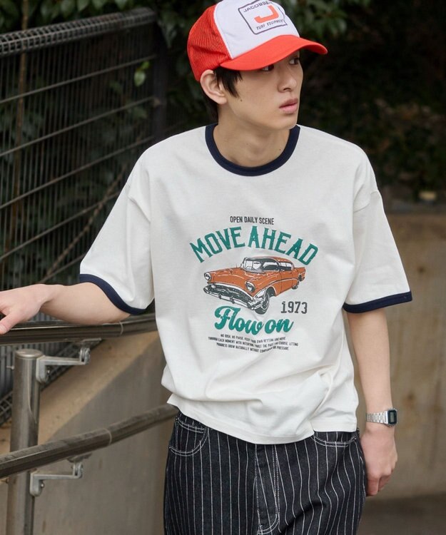 WEGO グラフィックリンガーT（SS） ホワイト