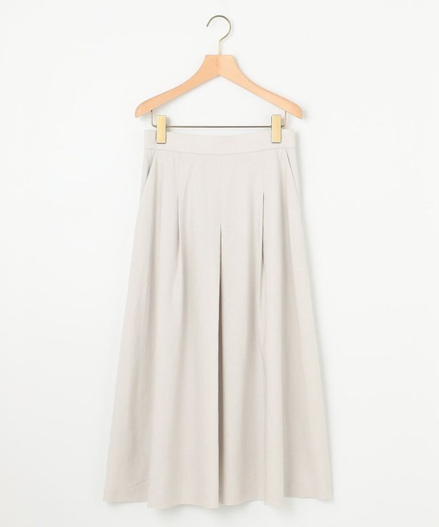 組曲 リネンレーヨン スカート グレージュ系