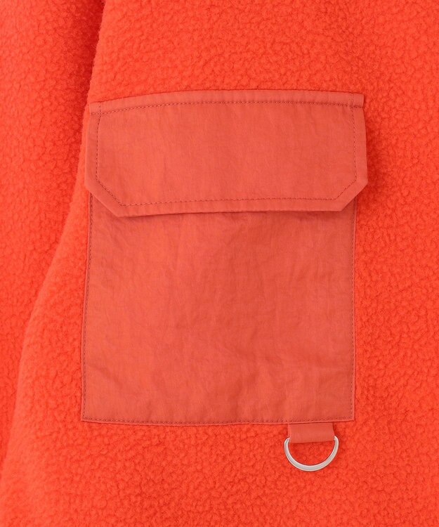 J.PRESS YORK STREET 【UNISEX】フリース フルジップブルゾン オレンジ系