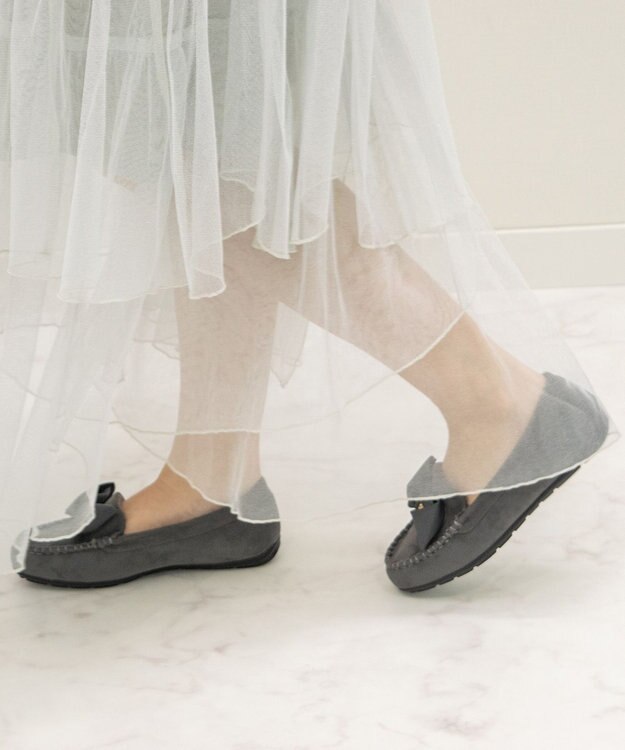 Bridget Birkin 【Bridget Birkin】グログランリボンモカシンシューズ グレースウェード