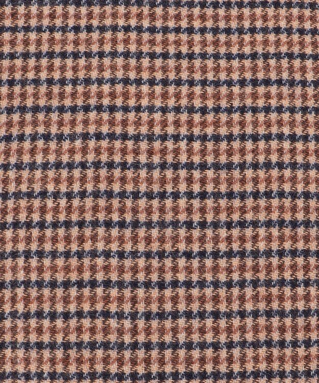 J.PRESS MEN リバーシブル カシミヤマフラー チェック×ストライプ ベージュ系4