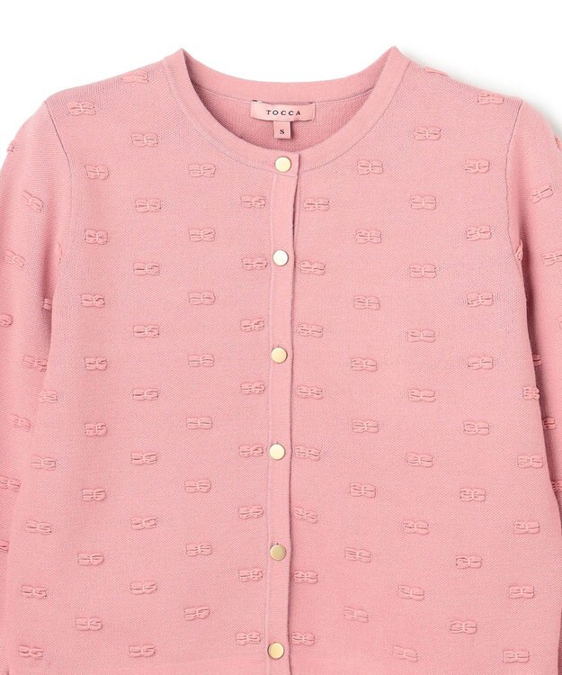 TOCCA RIBBON BLOOM カーディガン ピンク系