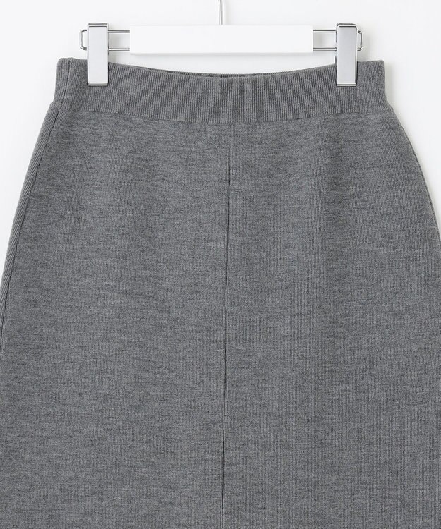 自由区 S 【WEB&一部店舗限定】スムージーニット スカート チャコール