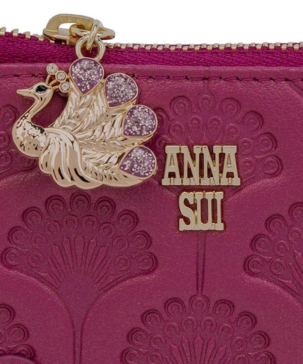 ANNA SUI ピーコック フラグメントケース ピンク