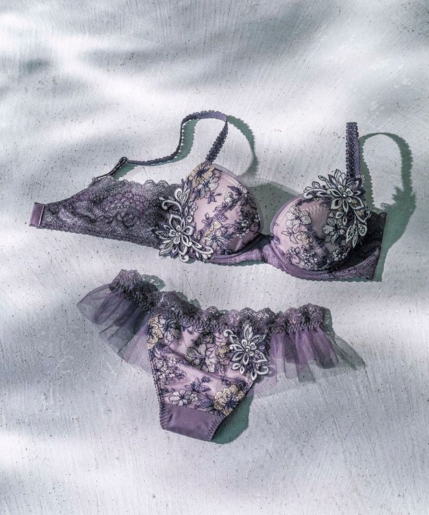 Wing Wing Lesiage　【2810シリーズ】　ブラジャー　ふっくらまる胸メイク　背中の段差軽減　ウイング／ワコール　PB2810 ダークブラウン