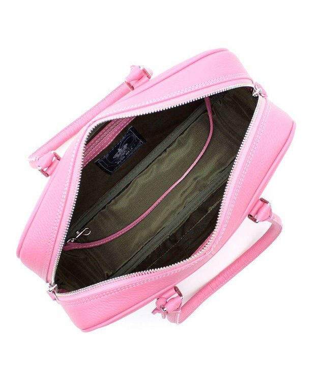 A.D.M.J. クリスタルソーイングボストン28cm ウスベニ