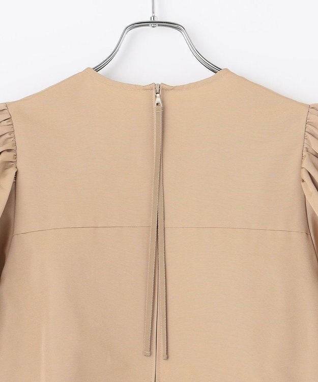 #Newans 【大好評につき追加生産！新色登場】パフスリーブAラインブラウス ベージュ系