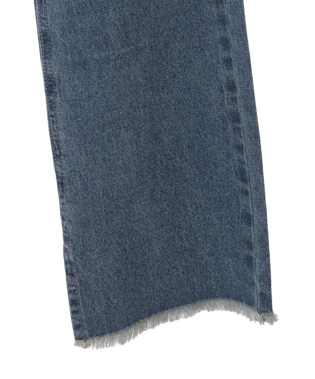 earth music&ecology カットオフフレアデニムパンツ Medium Indigo