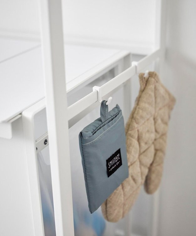 tower 分別ゴミ箱上ラック タワー ホワイト ホワイト