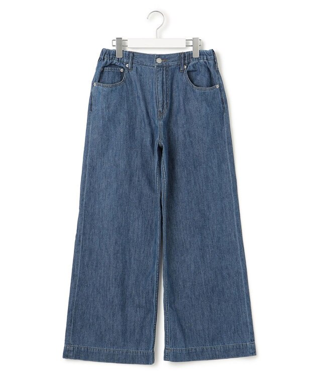 J.PRESS YORK STREET 【WOMEN】ソフトデニムパンツ ダルブルー系