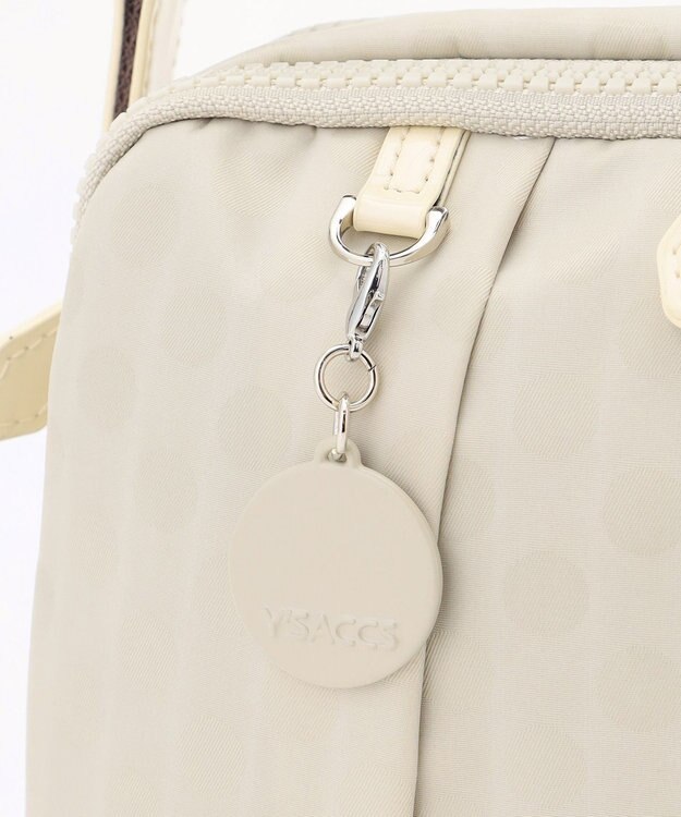 Y'SACCS Polka Dots スクエアポシェット アイボリー