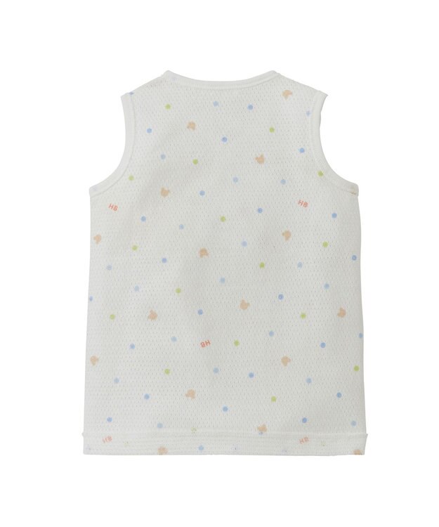 MIKI HOUSE HOT BISCUITS メッシュ短肌着2枚セット ブルー