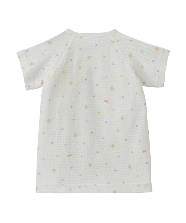 MIKI HOUSE HOT BISCUITS メッシュ短肌着2枚セット ブルー