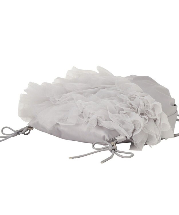 Maison de FLEUR チュールフリルナップサック Gray