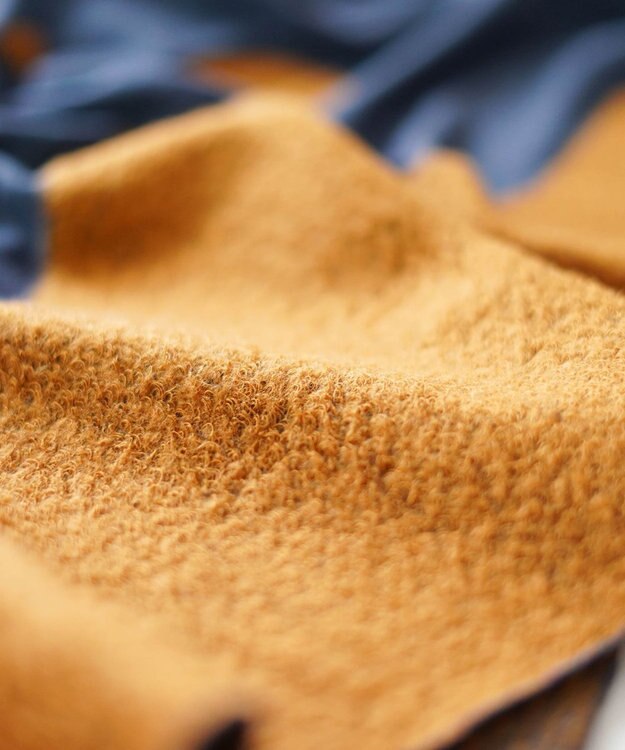 nitorito 【UNISEX】mountain&moon 山と月モチーフ柄 ストール camel