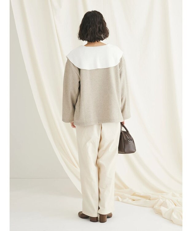CRAFT STANDARD BOUTIQUE 圧縮ニットソープルオーバー Beige