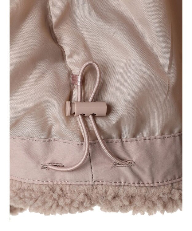 Green Parks スタンドカラーボアブルゾン Mocha