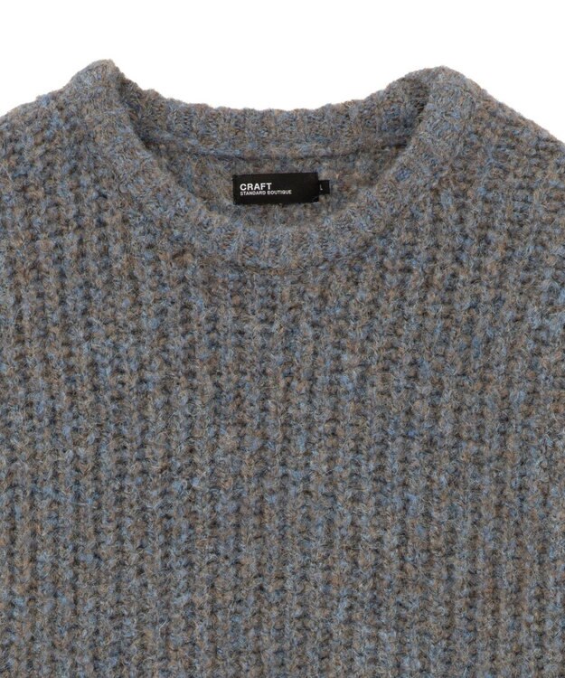 CRAFT STANDARD BOUTIQUE チャンキーニットプルオーバー Blue