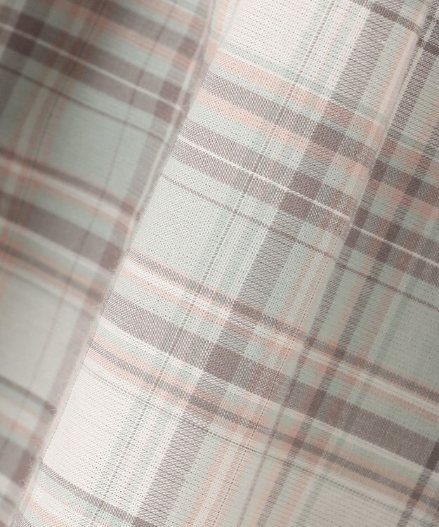 ANY KIDS 総柄スカパン エメラルドグリーン系×チェック