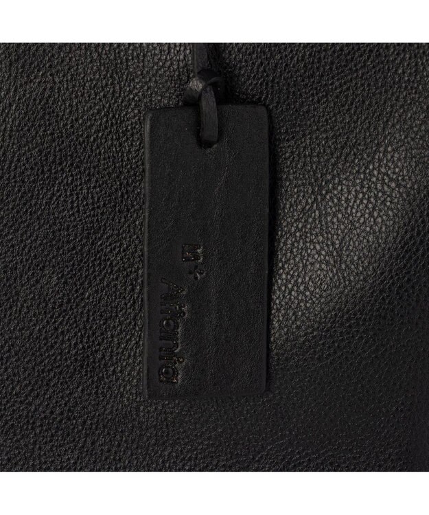 UNBILLION アトランタ ATLANTA / 牛革ハトメあおりトートL ブラック