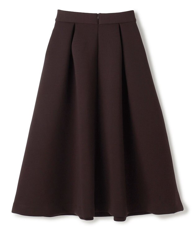 UNFILO L 【VERY×UNFILOコラボ】BEAUTY FORM JERSEY+ ボリューム フレアスカート ブラウン