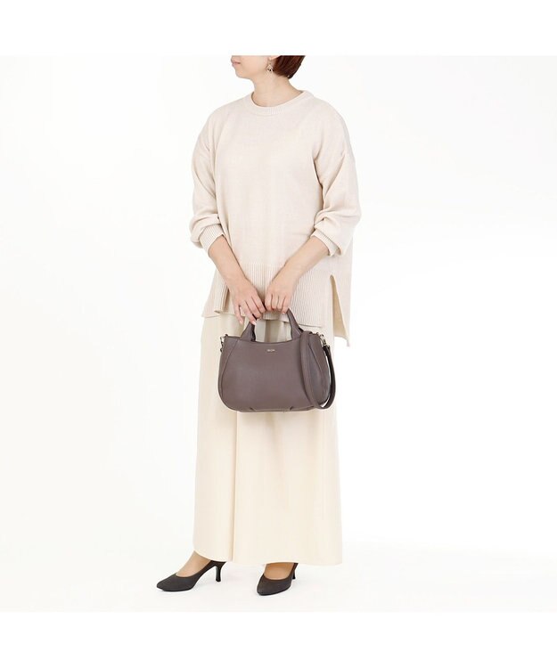 IBIZA ボンダード　2WAYバッグ ピンクベージュ