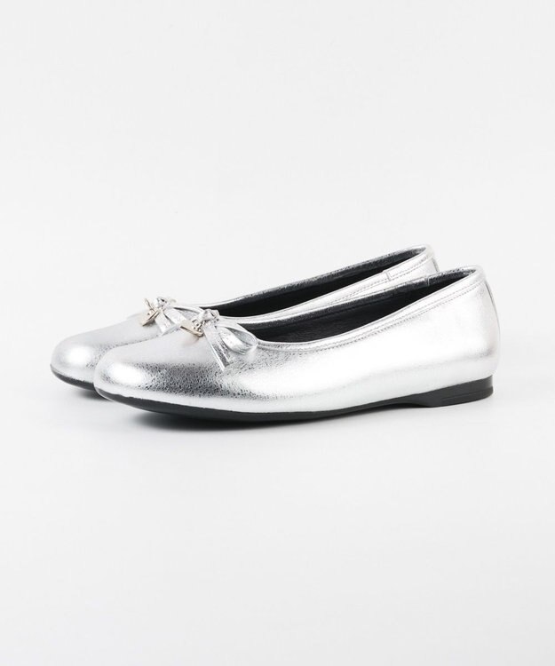 BONTRE 【BONTRE/ボントレ】レザーバレエシューズ/50301-VA シルバー